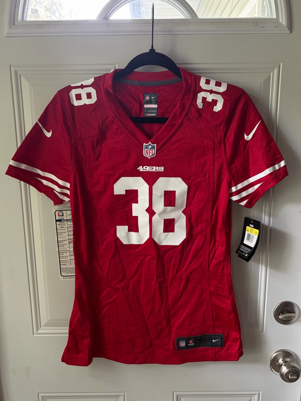 Nike NFL San Francisco 49ers Jarryd Hayne #38 Women's Game Jersey